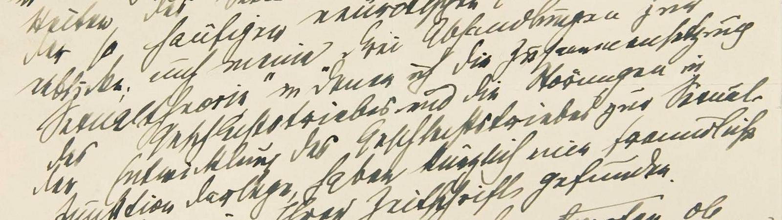 Scan einer Seite aus Reinschrift über die Sexualaufklärung der Kinder